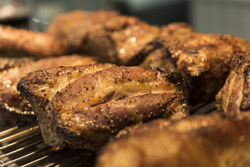 鶏肉の網焼き