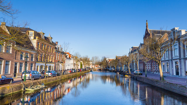 The old city centre of Alkmaar in  North-Holland in the Netherlands. Also known as the city of cheese.