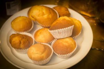 Varied bakery pastries