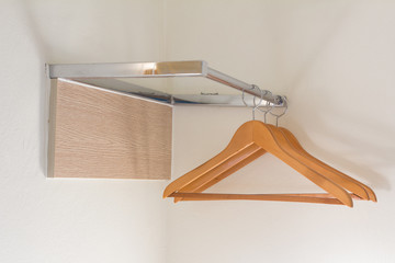 wooden hanger for clothes