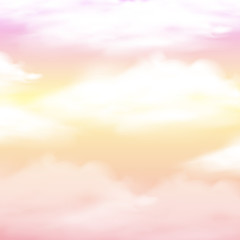 Naklejka na ściany i meble Background design with pink sky