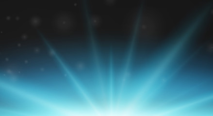 Background design with blue light