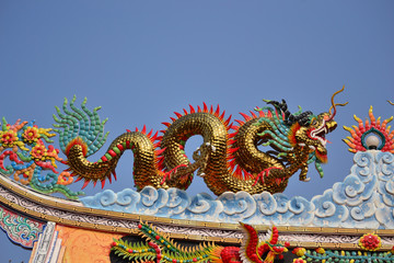 Fototapeta premium China dragon Sculpture