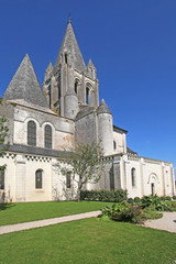 Fototapeta na wymiar Saint Ours church, Loches