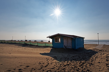 Obraz premium plage d'Hourtin sur le littoral de Gironde