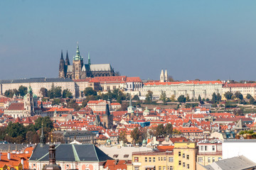 Naklejka na ściany i meble St. Vitus Cathedral in Prague, Czech Republic