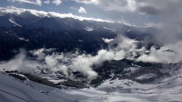 Skigebiet Serfaus, Fiss, Ladis (Zeitraffer)