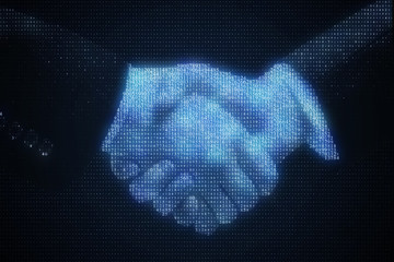 Binary code handshake
