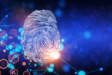 Creative fingerprint background