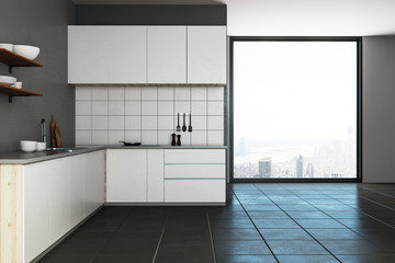 Modern kitchen interior