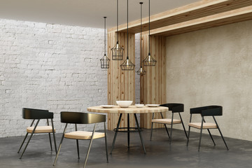 Contemporary living room interior