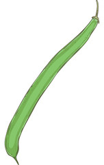 One Green Bean Pod