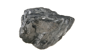 coal isolated on white background