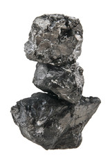 Obraz premium coal isolated on white background