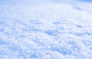 Snowy surface as background