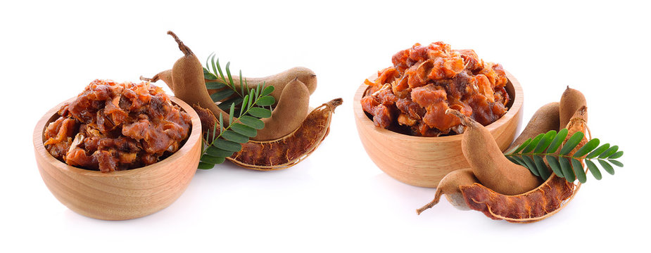 Tamarind isolated on a white background