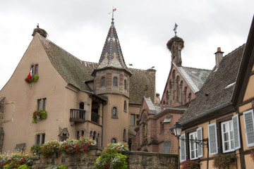 Fototapeta premium Eguisheim, Alsace, France