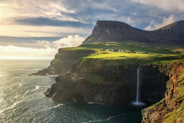 Fototapeta na wymiar Faroe island