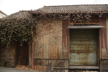 Fototapeta na wymiar 日本の岡山の廃屋
