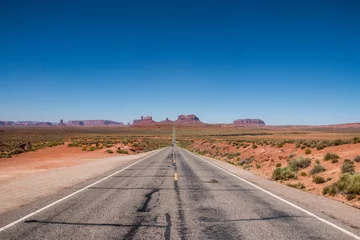 Badezimmer Foto Rückwand Monument Valley on the border between Arizona and Utah in United States © evenfh