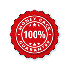 Obraz premium 100% Money Back Guarantee illustration