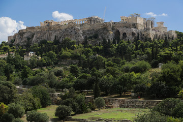 Fototapeta na wymiar View on the Acropolis