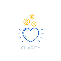 Charity linear icon