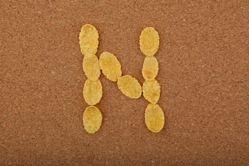 Corn Flakes Alphabet 