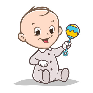 Cartoon Baby Rattler