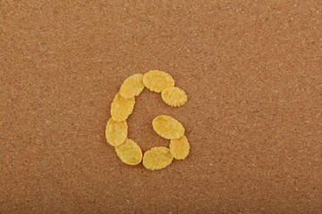 Corn Flakes Alphabet 