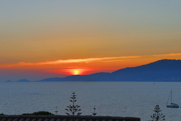 Coucher de soleil Ajaccio