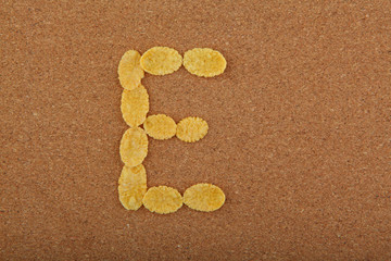 Corn Flakes Alphabet 