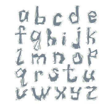 letters of latin alphabet