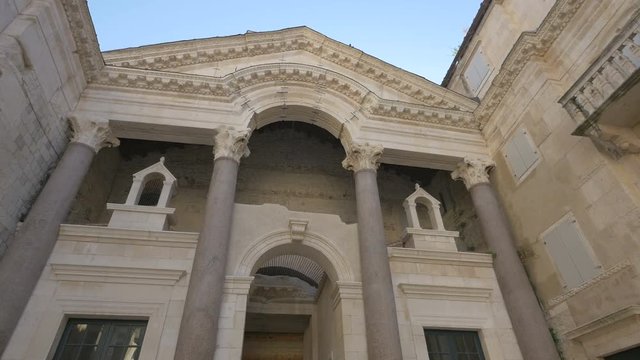 Main entrance to Diocletian's quarters