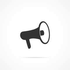 Vector image of a megaphone icon.