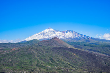 Fototapeta na wymiar View on the Mount Teide on Tenerife island, Canary Islands, Spain