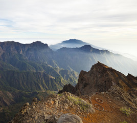 Obraz premium La Palma Mountains