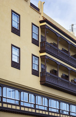Balconies In Santa Cruz, La Palma