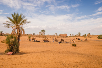Morocco. Driving from Marrakesh to Merzouga