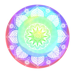 rainbow mandala