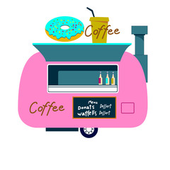 Food Truck Vector Icon
