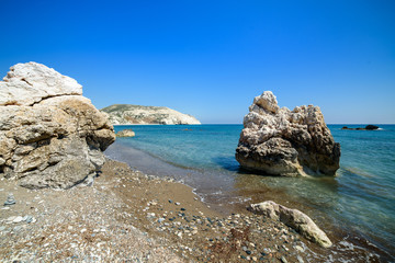 Fototapeta na wymiar Aphrodite Beach, Cyprus
