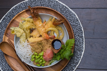 Close up Homemade   Tempura Quinoa . (selective Focus)