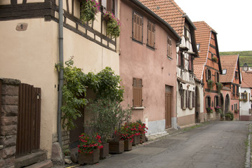 Fototapeta na wymiar Obernai, Alsace, France