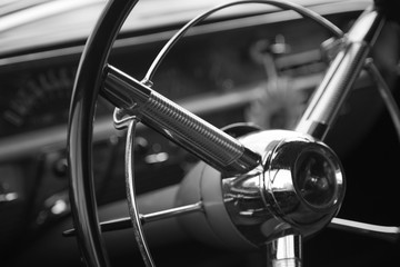 vintage steering wheel