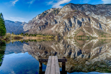 Bohinj lake in Triglav National Park