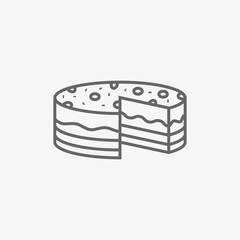 cake vector icon