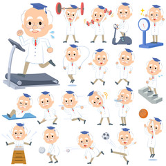 Research Doctor old men_Sports & exercise