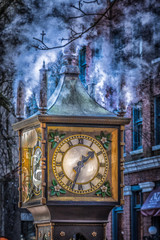 Steam Clock, Gastown, Vancouver, British Colombia, Canada.