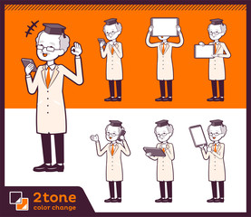 2tone type Research Doctor old men_set 06